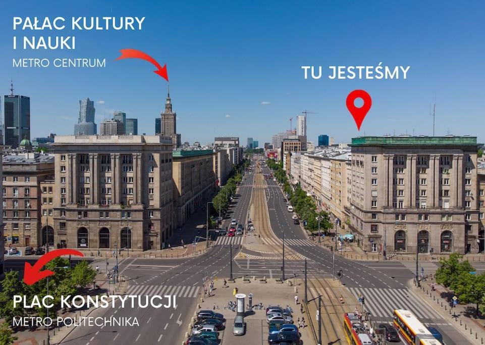 Lux Apartament W Centrum, Plac Konstytucji, Klimatyzacja, Widokowy Apartment วอร์ซอ ภายนอก รูปภาพ